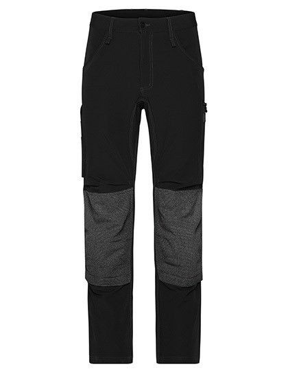 James&Nicholson - Workwear Pants 4-Way Stretch Slim Line