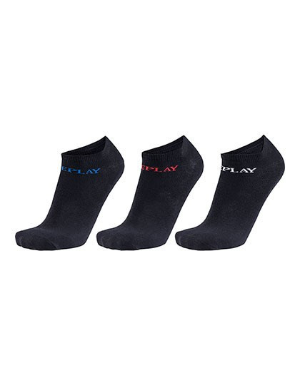 Replay - In Liner Socks (3 Pair Banderole)