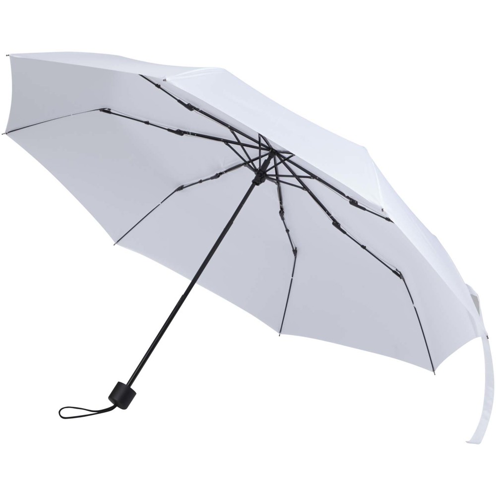 Aaron 23'' faltbarer manueller Regenschirm - weiss
