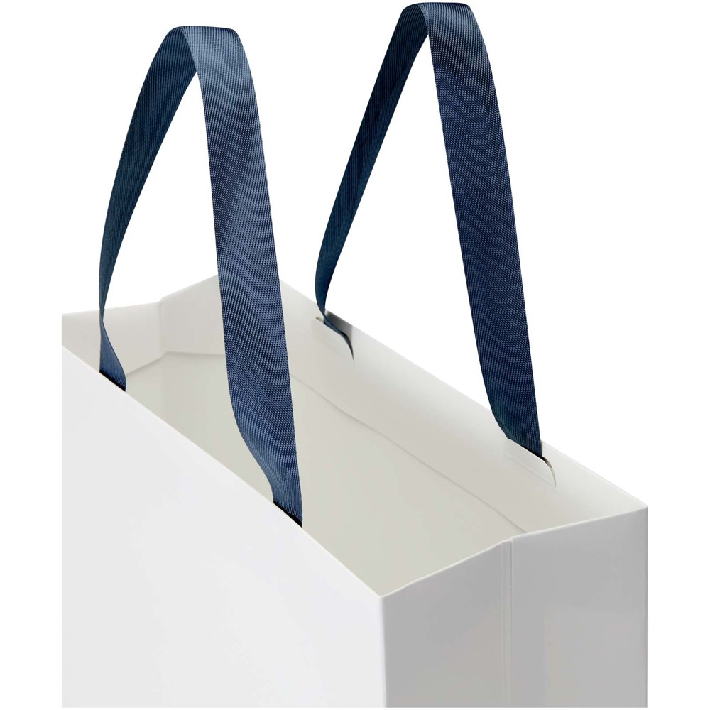 Smartfold Papiertüte, 230 g/m², mit Bandgriffen und matter Laminierung – 31 x 12 x 39 cm