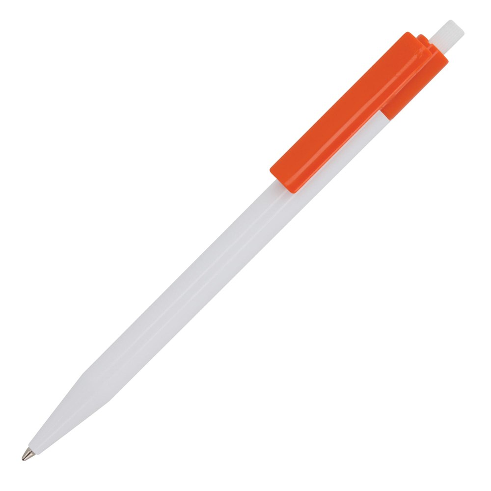 Kugelschreiber Kuma Hardcolour - Weiss / Orange