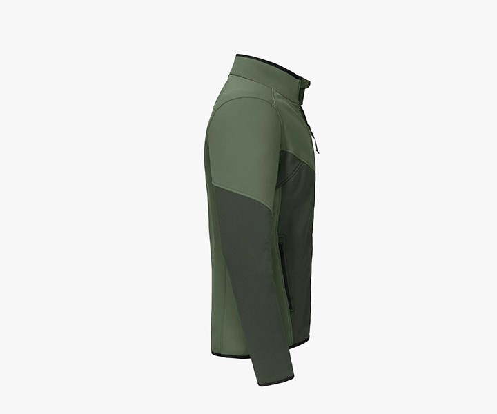 Einheizer Powerstretch Jacke Herren, Grün