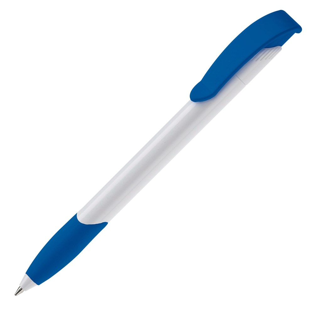 Kugelschreiber Apollo Hardcolour - Weiss / Königsblau
