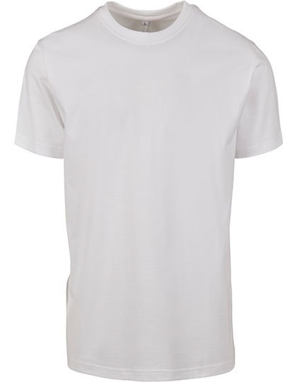 Build Your Brand - Back Seam Tee - White