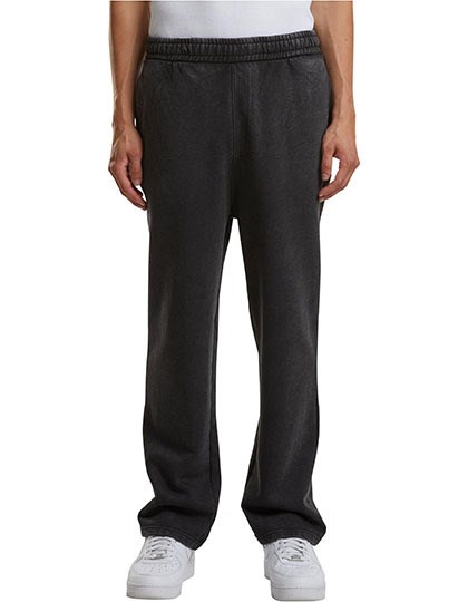 Build Your Brand - Vintage Heavy Trackpants - Black