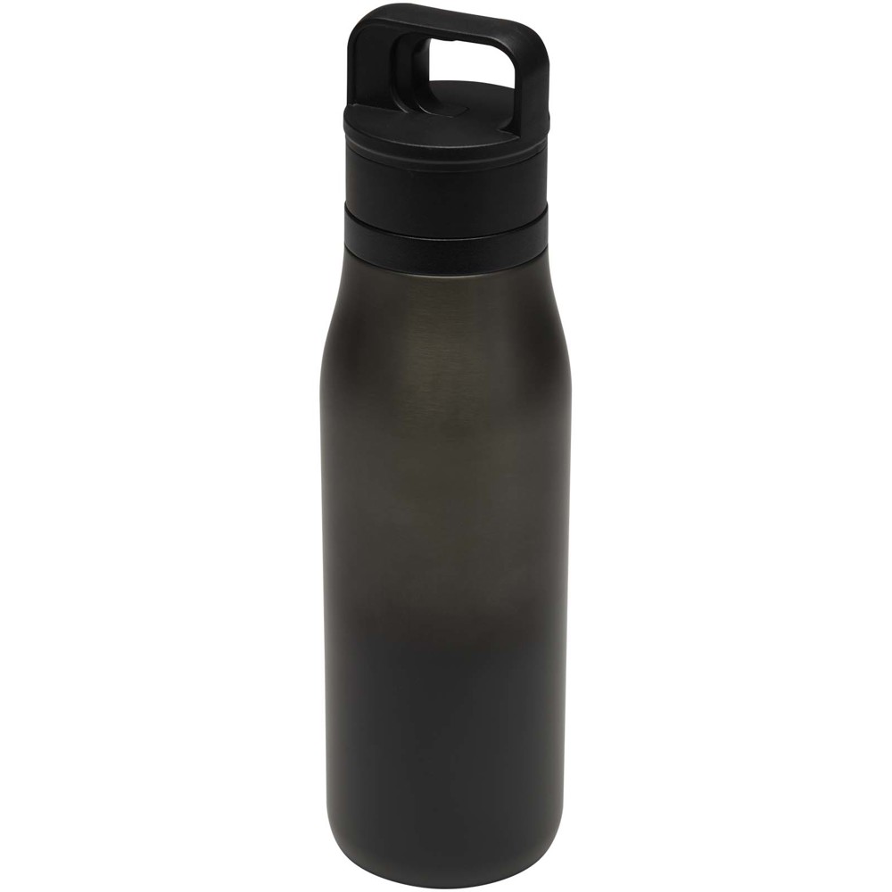 SMART 500 ml RCS doppelwandiger vakuumisolierter One-Touch Becher aus recyceltem Edelstahl - Schwarz