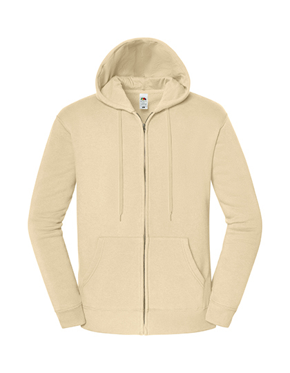 Fruit of the Loom - Iconic Premium Hooded Sweat Jacket - Desert Sand