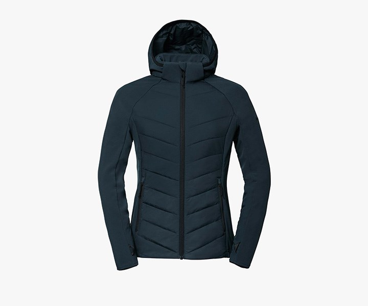 Classic ZipIn Hybridjacke Damen - dunkelblau