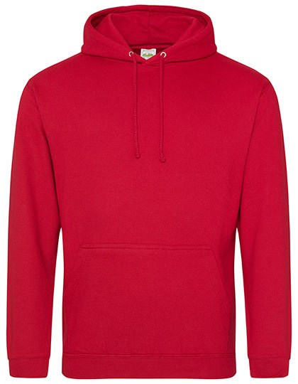Just Hoods - College Hoodie - Fire Red