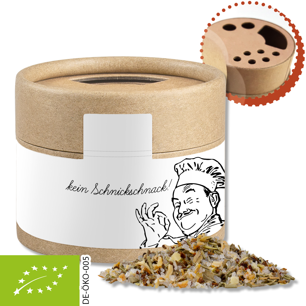 Bio Gewürzmischung Alleskönner, ca. 40g, Kraftpapierstreuer Mini