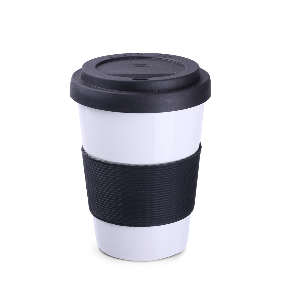 Becher Coffee2go Classic 350ml weiß - Black
