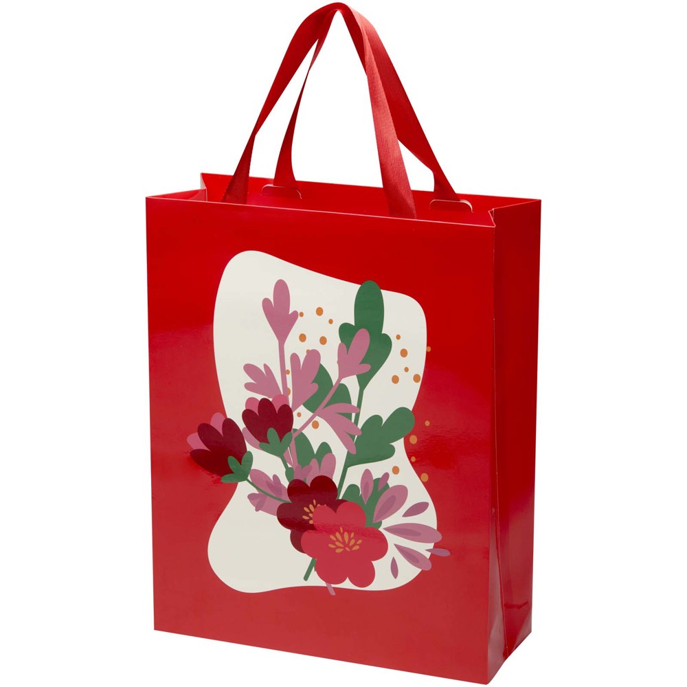 Smartfold Papiertüte, 230 g/m², mit Bandgriffen und matter Laminierung – 31 x 12 x 39 cm