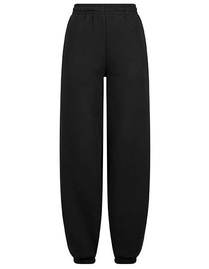 Build Your Brand - Ladies Fluffy Sweatpants - Black