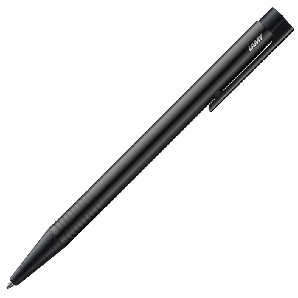 Kugelschreiber LAMY logo Metall brushed - Black