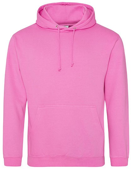 Just Hoods - College Hoodie - Candyfloss Pink