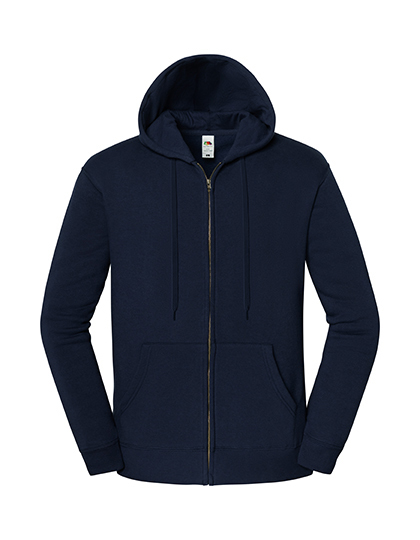 Fruit of the Loom - Iconic Premium Hooded Sweat Jacket - Deep Navy