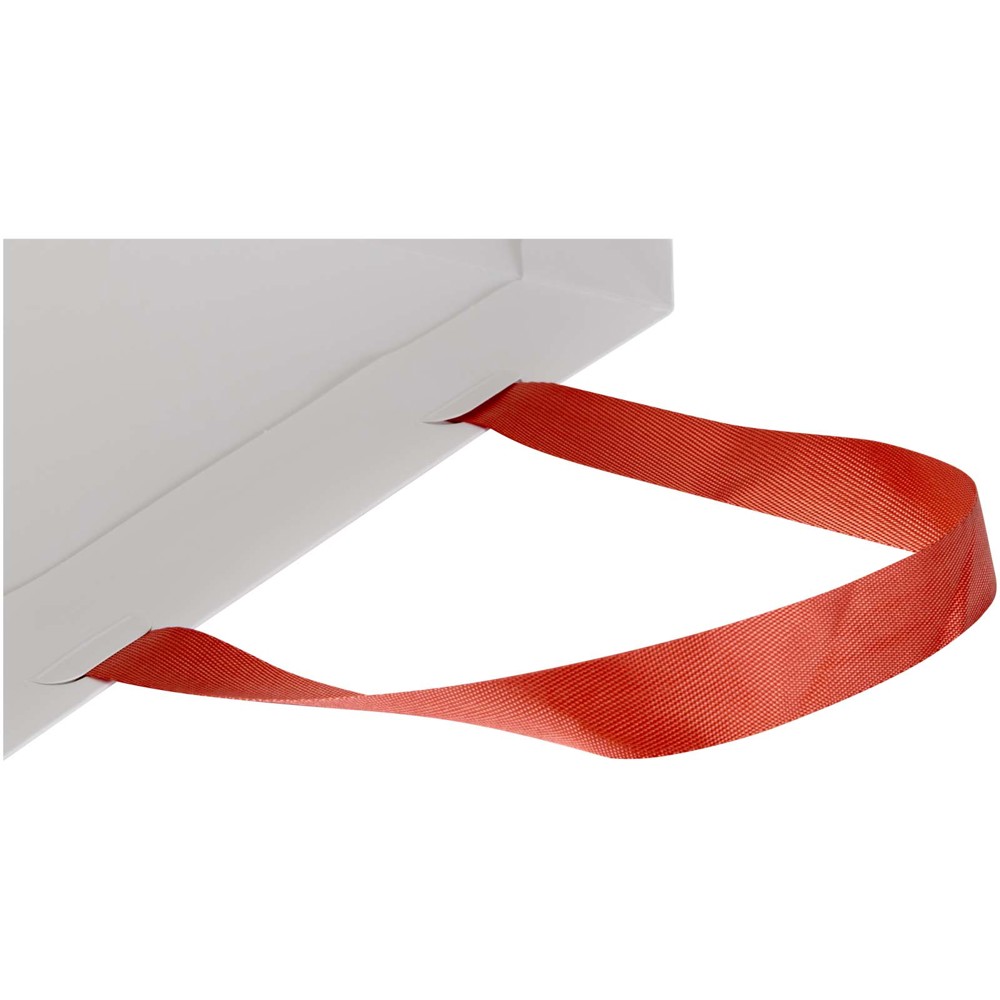 Smartfold Papiertüte, 230 g/m², mit Bandgriffen und matter Laminierung – 31 x 12 x 39 cm