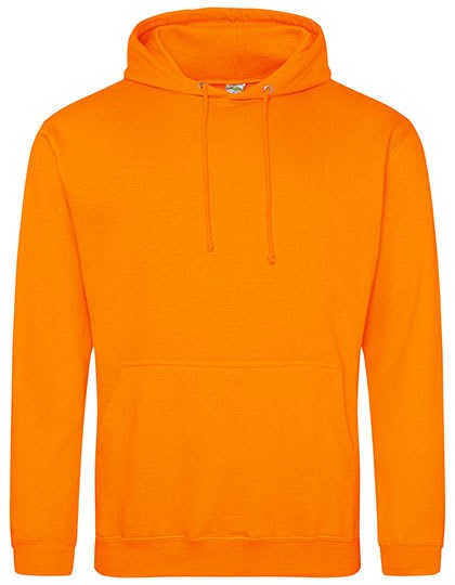 Just Hoods - College Hoodie - Orange Crush