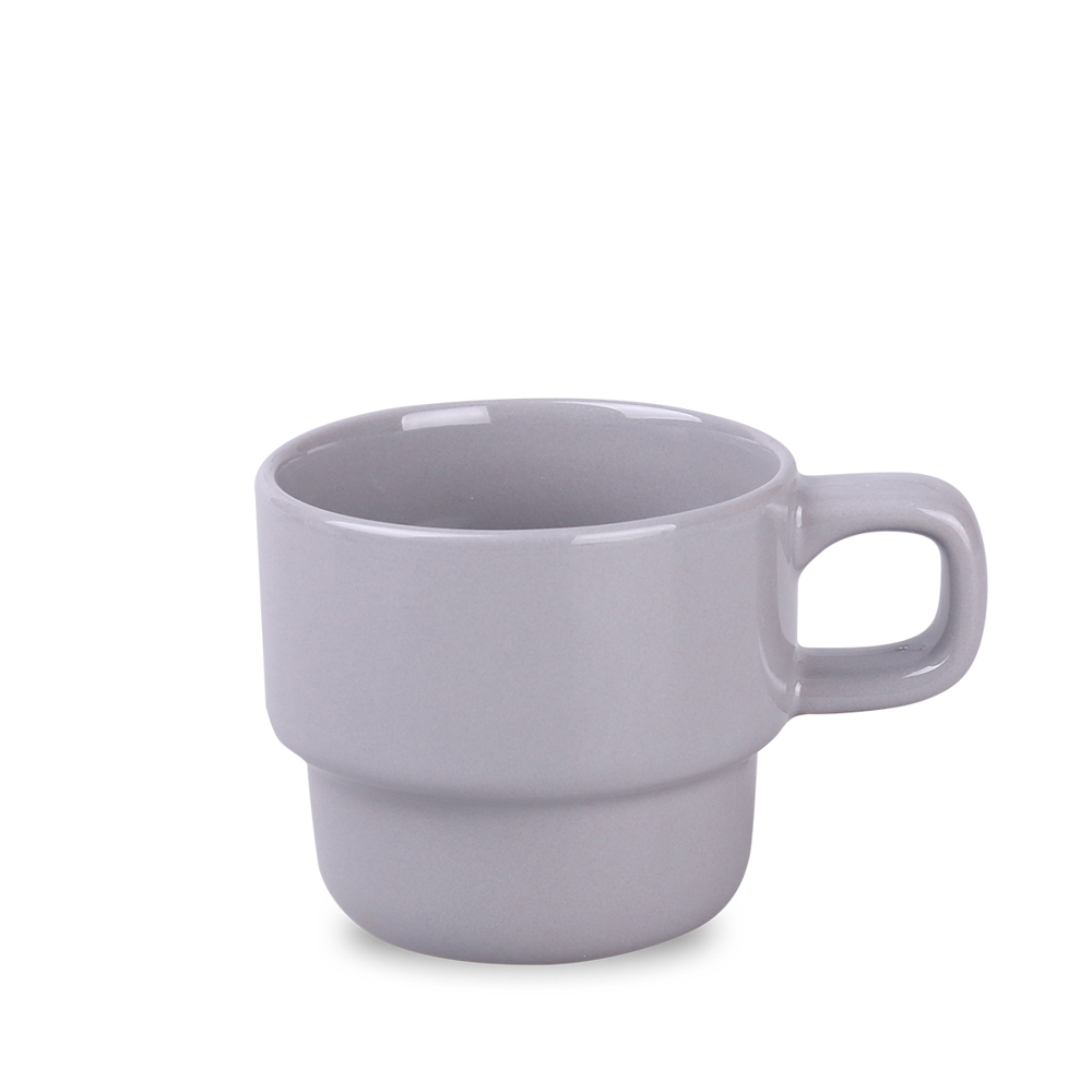 Becher Astrid 230ml hellblau/weiß - gray