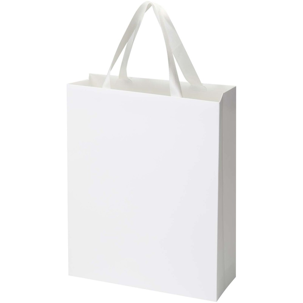 Smartfold Papiertüte, 230 g/m², mit Bandgriffen und matter Laminierung – 31 x 12 x 39 cm