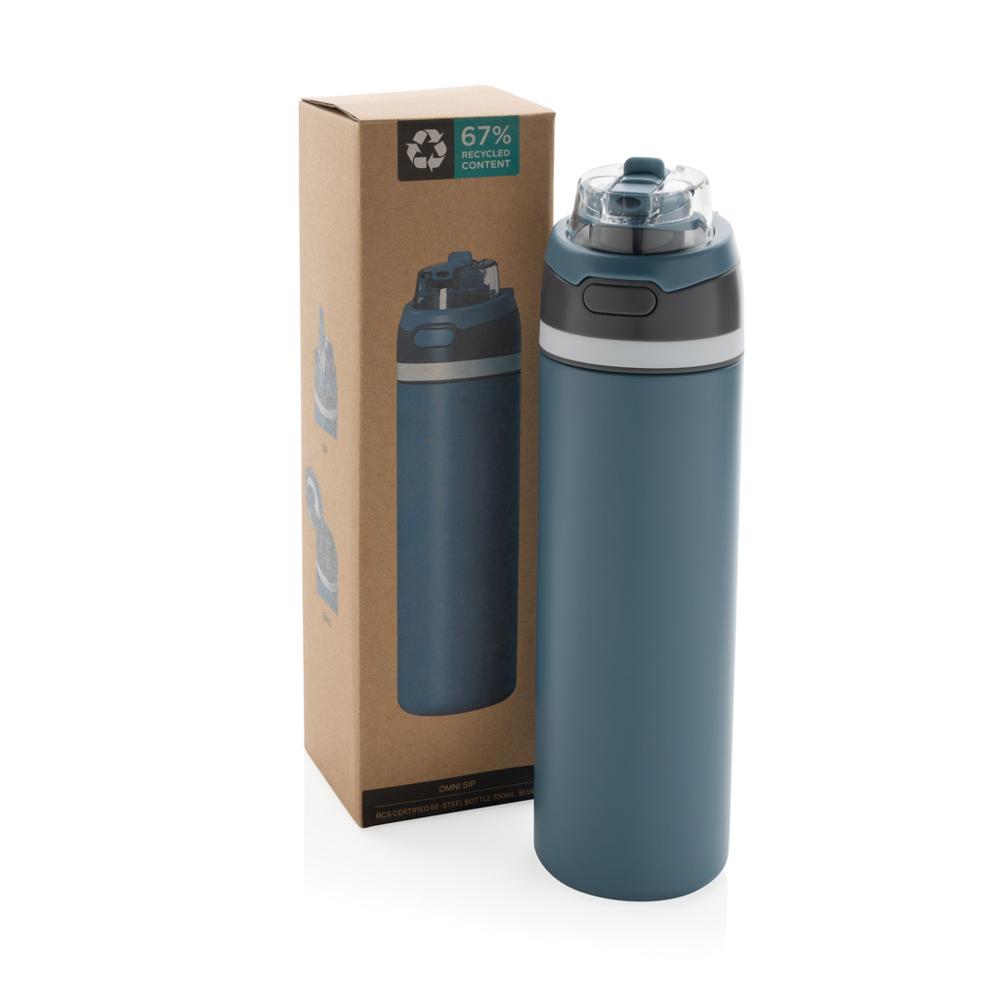 Omni Sip verschließbare Flasche aus RCS-reSteel, 720ml