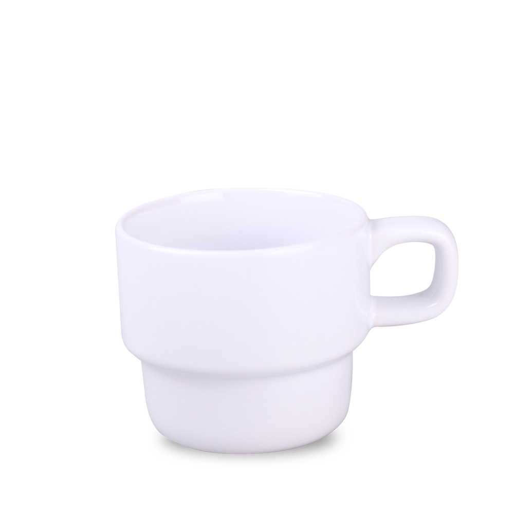 Becher Astrid 230ml hellblau/weiß - White