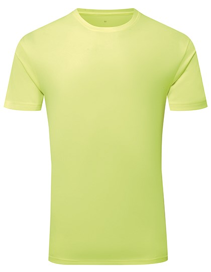 TriDri® - TriDri® Ion-Charge recycled textured tee - Lightning Yellow
