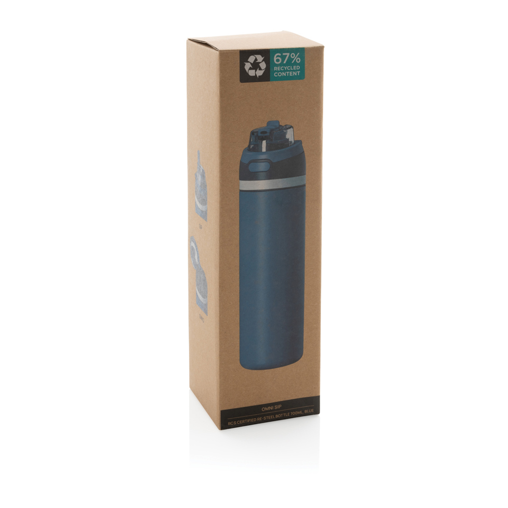 Omni Sip verschließbare Flasche aus RCS-reSteel, 720ml