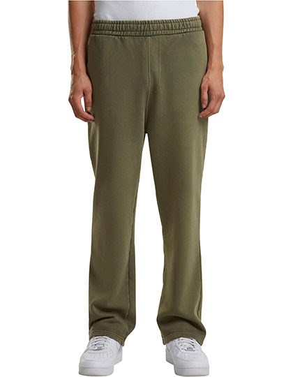 Build Your Brand - Vintage Heavy Trackpants - Warm Khaki