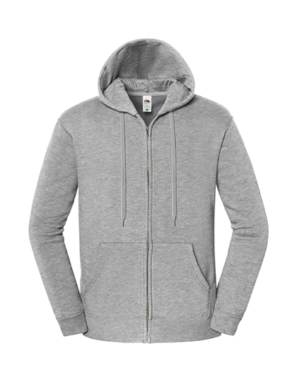 Fruit of the Loom - Iconic Premium Hooded Sweat Jacket - Athletic Heather
