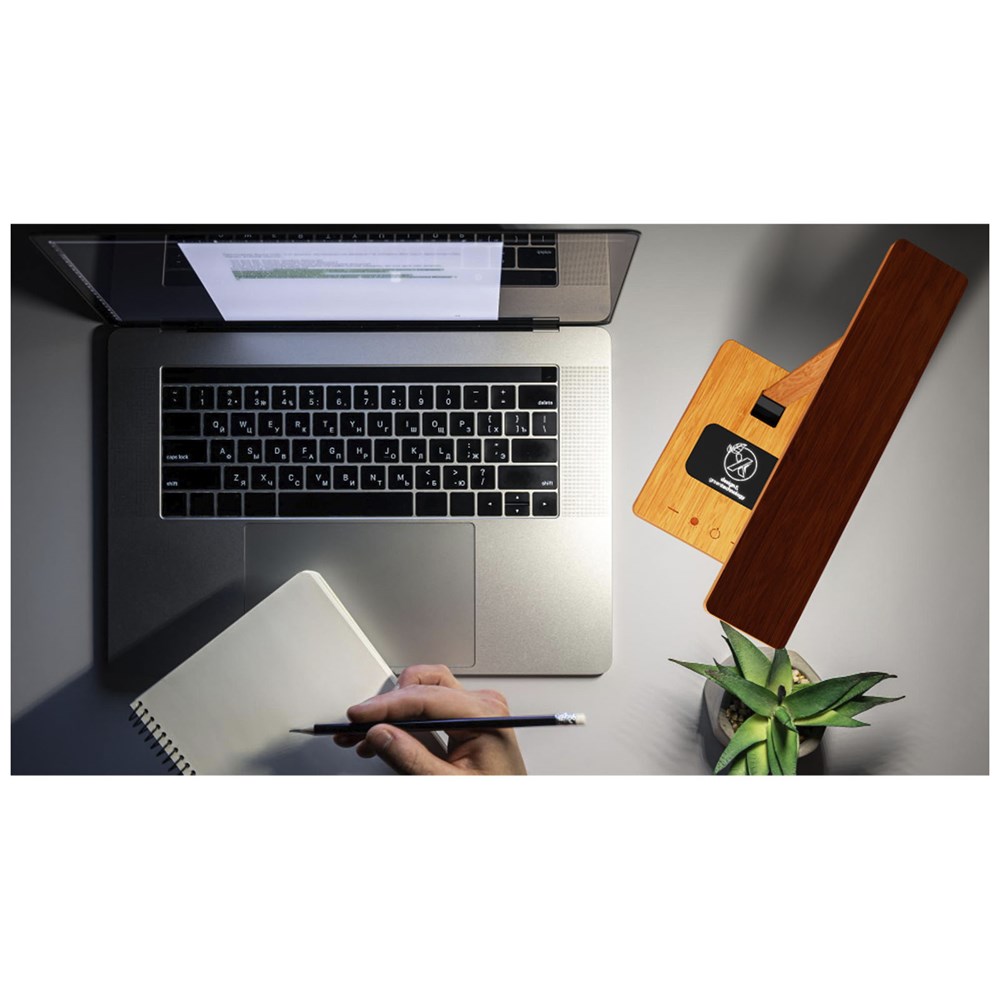 SCX.design O31 10W Schreibtischlampe aus Holz