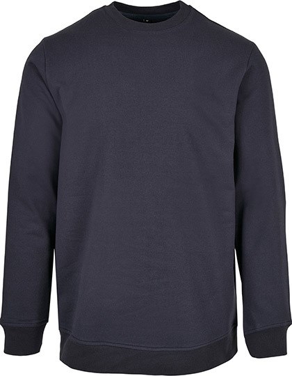 Build Your Brand Basic - Basic Crewneck - Navy