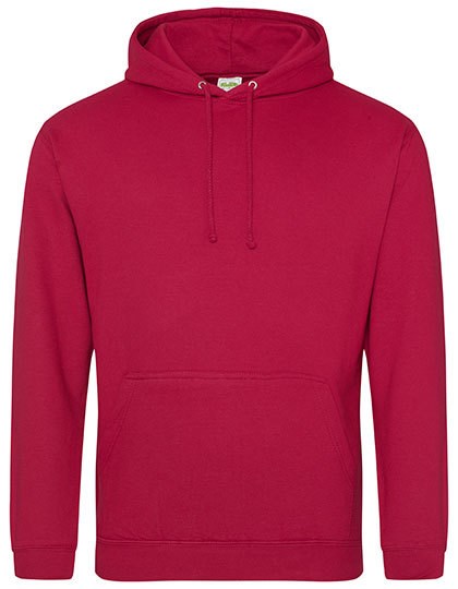 Just Hoods - College Hoodie - Red Hot Chilli