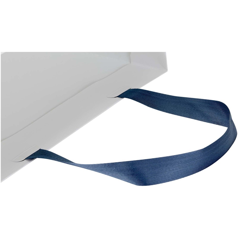 Smartfold Papiertüte, 230 g/m², mit Bandgriffen und matter Laminierung – 31 x 12 x 39 cm