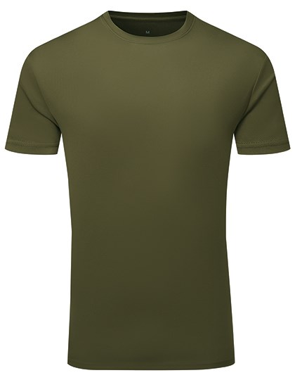 TriDri® - TriDri® Ion-Charge recycled textured tee - olive