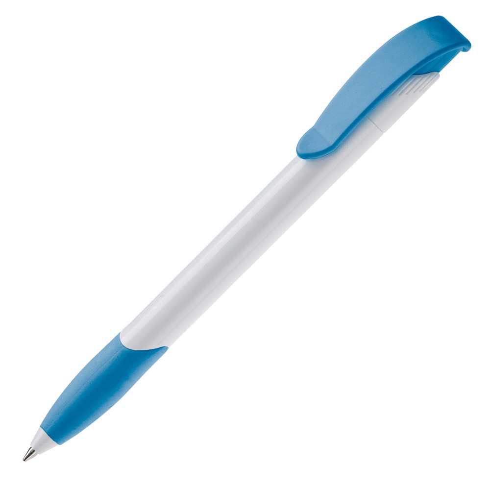 Kugelschreiber Apollo Hardcolour - Weiss / Blau