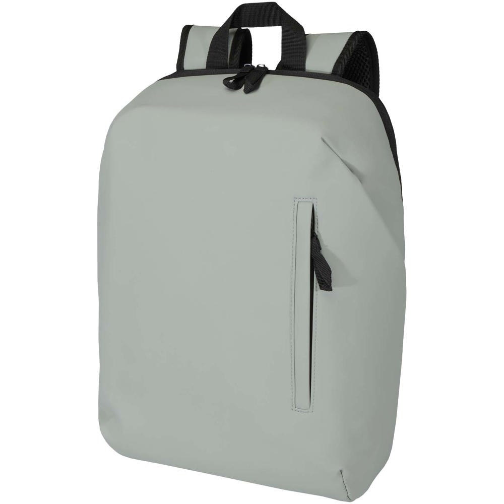 Resi Plus 15" GRS recycelter diebstahlsicherer Rucksack 18L - grau