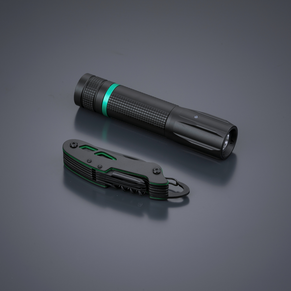 Optima Small Set: Taschenmesser & Taschenlampe