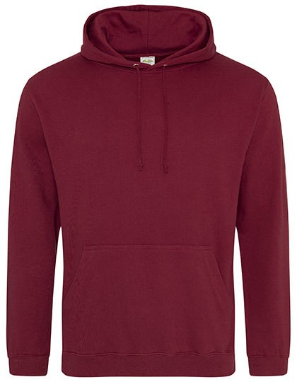 Just Hoods - College Hoodie - Burgundy