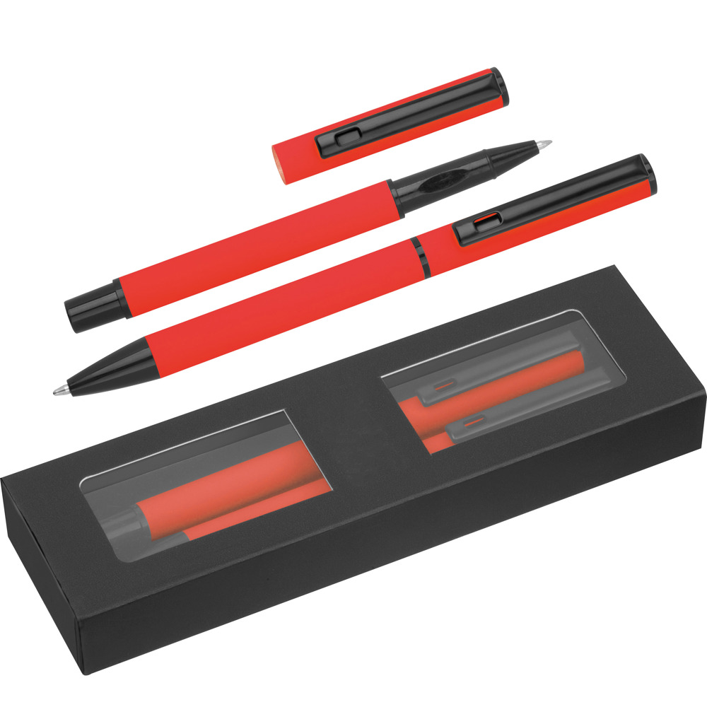 Schreibset Canterbury - Rot