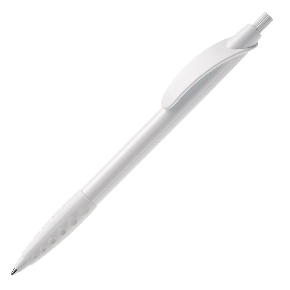 Kugelschreiber Cosmo Grip HC - Weiss / Weiss