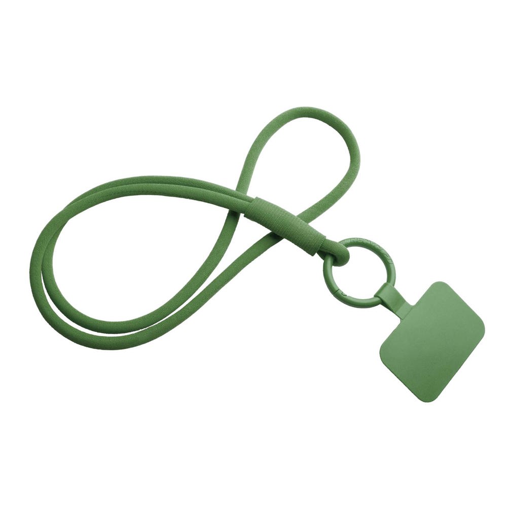 Tubyard Lanyard mit Telefonhalterung und elastischem Band - olive