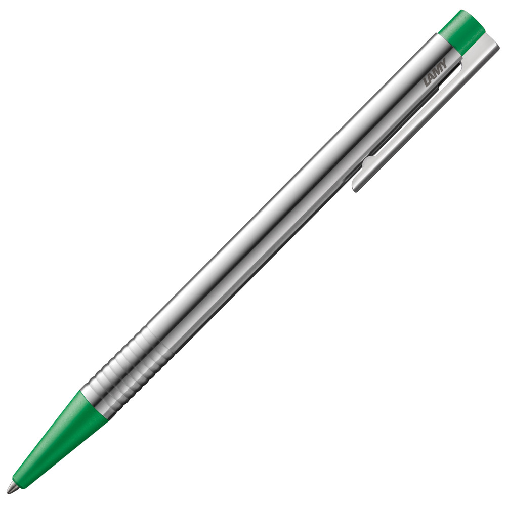 Kugelschreiber LAMY logo matt black-matt - green