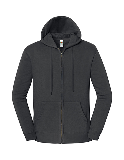 Fruit of the Loom - Iconic Premium Hooded Sweat Jacket - Light Graphite (Solid)