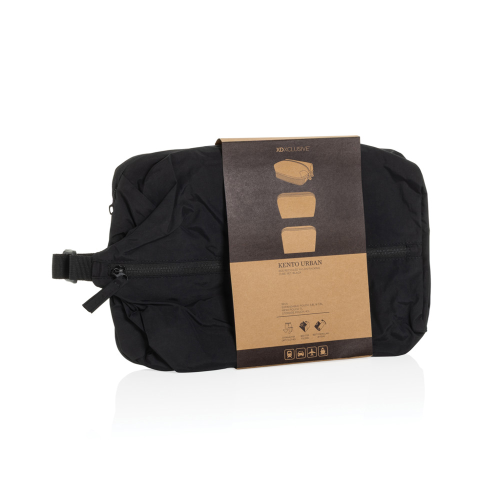 KENTO URBAN Packing Cube Set aus RCS recyceltem Nylon