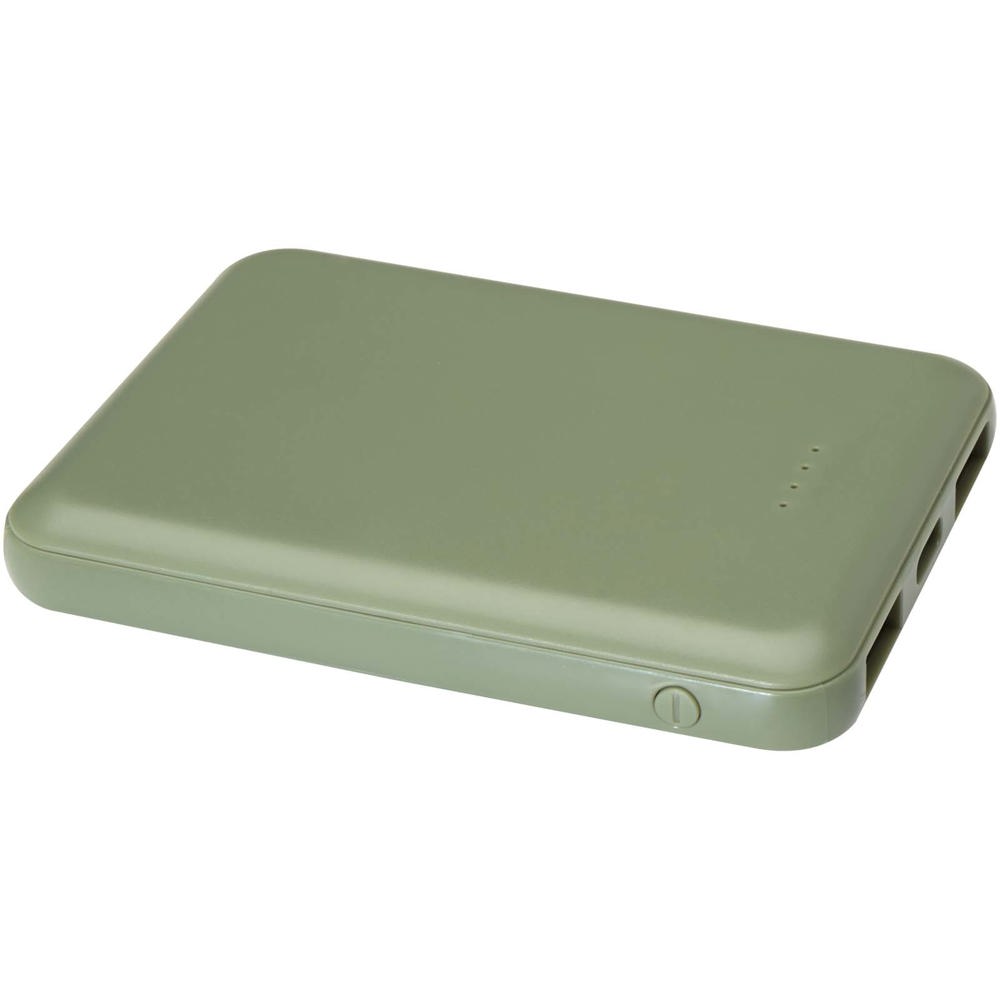 Asama 5000 mAh Typ-C Powerbank aus recyceltem Kunststoff - heather grün