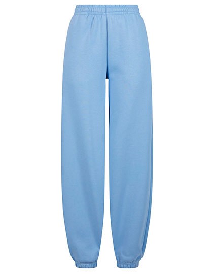 Build Your Brand - Ladies Fluffy Sweatpants - Powder Blue