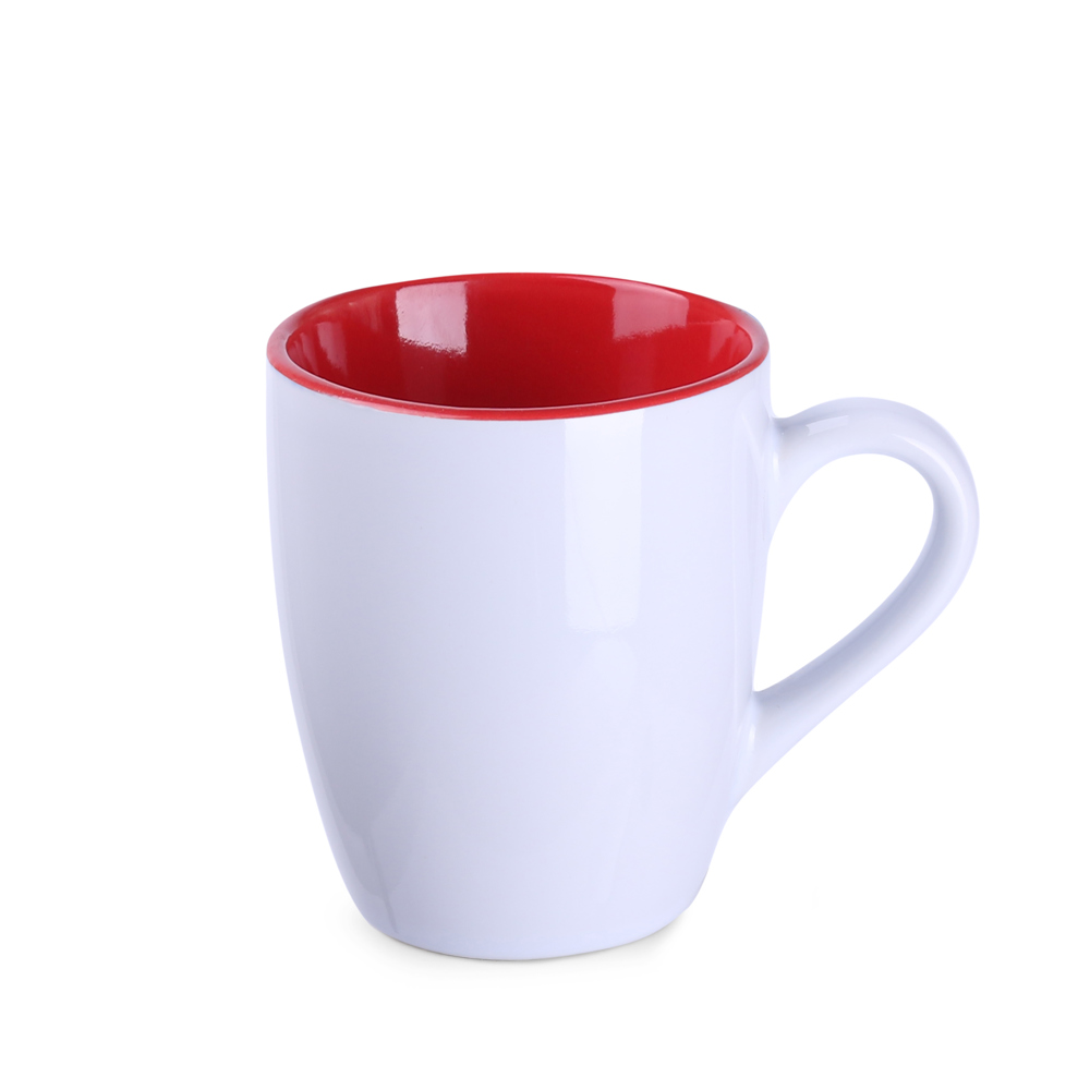 Becher Ilona Duo 300ml weiß/reflex blue - white/red