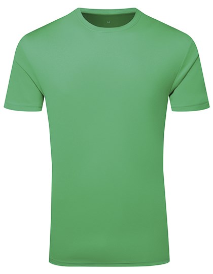 TriDri® - TriDri® Ion-Charge recycled textured tee - Bright Kelly