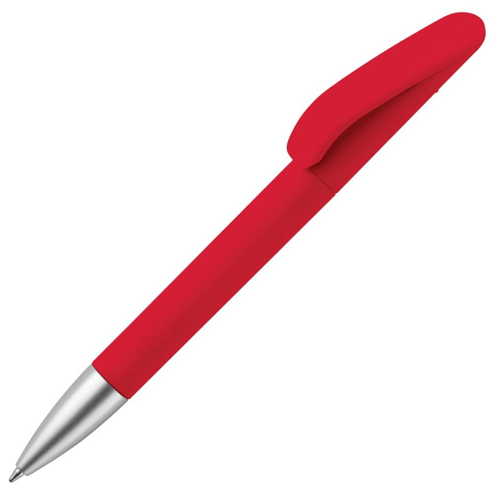 Kugelschreiber Slash soft touch R-ABS - Rot